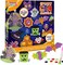 Halloween Art Crafts Party Supplies, Big Gem Diamond Painting Kit with Stickers